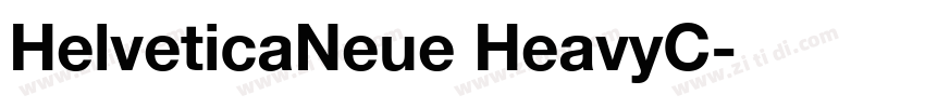 HelveticaNeue HeavyC字体转换